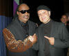 Metin and Stevie&nbsp;Wonder
